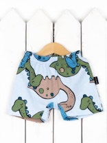 Шорты для мальчика Baby Boom П103/3-К Дино на голубом я736