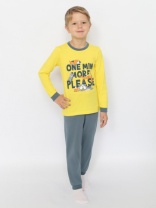 Пижама для мальчика CWKB 50136-30 Желтый