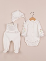 Комплект для девочки Baby Boom КН165/1-И Молоко я737