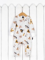 Комбинезон на стопе Baby Boom К371/5-И(Н) я731 Мотыльки и стрекозы