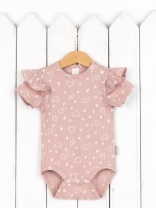 Боди для девочки Baby Boom Б144/2-И Молочные сердечки на пудре