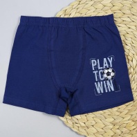 Трусы боксеры для мальчика DR 3352-3341 Синий