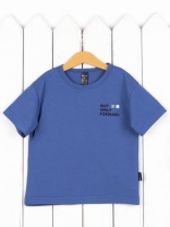 Футболка для мальчика Baby Boom Ф154/6-К Индиго Б120