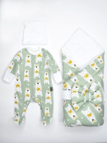 Комплект для выписки Baby Boom КН101/2-И Зеленый Мишки