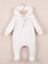 Комбинезон на стопе для девочки Baby Boom К407/3-Ф Молоко я737 Комбинезон на стопе для девочки Baby Boom К407/3-Ф Молоко я737