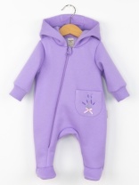 Комбинезон с капюшоном Baby Boom К401/3-Ф Сиреневый я738 Комбинезон с капюшоном Baby Boom К401/3-Ф Сиреневый я738