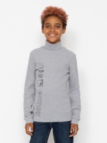 Водолазка для мальчика CWJB 63668-11-383 Серый меланж