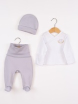 Комплект Baby Boom КН171/1-И Белый + Светло-серый я738 Комплект Baby Boom КН171/1-И Белый + Светло-серый я738