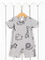 Комбинезон для мальчика Baby Boom К324/7-К Сафари на сером я736