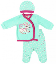 Комплект для девочки CWN 9521 Бирюзовый