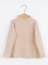 Лонгслив для девочки Baby Boom Ф167/2-К Шампань Лонгслив для девочки Baby Boom Ф167/2-К Шампань