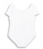 Купальник гимнастический для девочки CAKG 40016-20 Белый