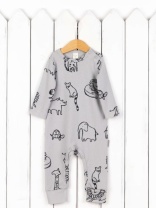Комбинезон для мальчика Baby Boom BB К383/2-К Сафари на сером я736