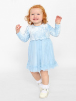 Платье для девочки Cherubino CWNG 63630-43 Голубой