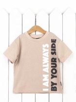 Футболка для мальчика Baby Boom Ф155/1-К Бежевый Б119